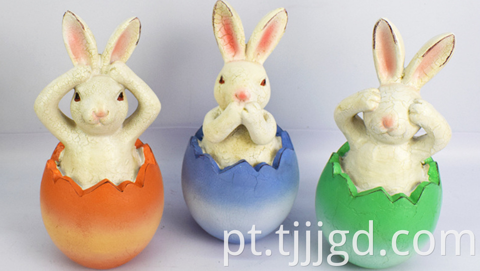 Courtyard Resin Lamp Rabbit Shaped